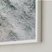 "Foaming Sea Water III" - Art Print in Ocean Storm by Becky Nimoy - Frame Close-up