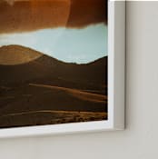 "the new sun" - Art Print in Warm Brown by Jacob Loafman - Frame Close-up