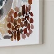"Hushed No. 1" - Art Print in Slate by Kelly Ventura - Frame Close-up