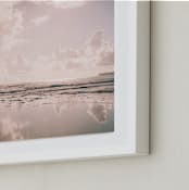 "Reflecting Clouds" - Art Print in Dusty Rose by Anna Western - Frame Close-up