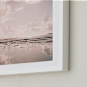 "Reflecting Clouds" - Art Print in Dusty Rose by Anna Western - Frame Close-up