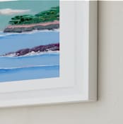 "Pebble Beach" - Art Print in Seaside by Lindsay Megahed - Frame Close-up