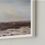 "Llano Winds" - Art Print in Sky Blue by Megan Kelley - Frame Close-up