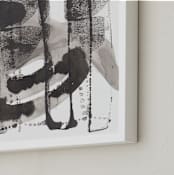"Slowmotionary" - Art Print in Black by Misty Hughes - Frame Close-up