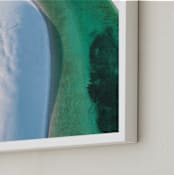 "The Emerald Lagoon" - Art Print in Emerald Green by Benno and Noosa - Frame Close-up