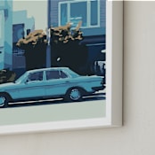 "The Blues" - Art Print in The Blues by Adriana Rojas - Frame Close-up