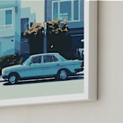 "The Blues" - Art Print in The Blues by Adriana Rojas - Frame Close-up