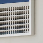 "Do not stop the clock" - Art Print in Beige by Massimiliano Massimo Borelli - Frame Close-up