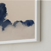 "Dreams" - Art Print in Dusky Blue by Jonathan Brooks - Frame Close-up