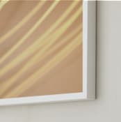 "Go with the flow" - Art Print in Natural by Loree Mayer - Frame Close-up