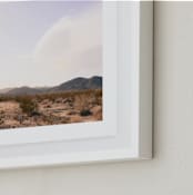 "Desert Road" - Art Print in Desert Dust by Kitty Seeber - Frame Close-up