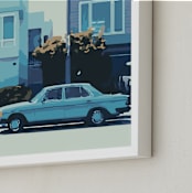 "The Blues" - Art Print in The Blues by Adriana Rojas - Frame Close-up