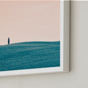 "Tuscan Hills 01" - Art Print in Sunset by Kelsey Mucci - Frame Close-up