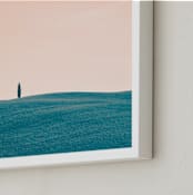 "Tuscan Hills 01" - Art Print in Sunset by Kelsey Mucci - Frame Close-up
