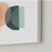 "paper melody" - Art Print in citrus by Carrie Moradi - Frame Close-up