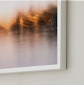 "Lake dreams" - Art Print in Warm Neutral by Jacquelyn Sloane Siklos - Frame Close-up