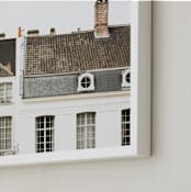 "Ghent" - Art Print in Slate by Heather Deffense - Frame Close-up
