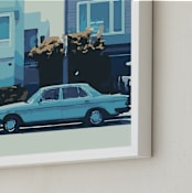 "The Blues" - Art Print in The Blues by Adriana Rojas - Frame Close-up