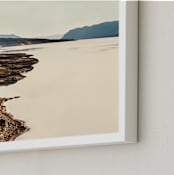 "Wandering" - Art Print in Be Brave Beige by Stacy Kron - Frame Close-up