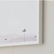 "Scenes from Eilat 2018, 32" - Art Print in Desert Sky by Tal Paz-Fridman - Frame Close-up
