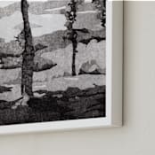 "North Carolina" - Art Print in Black and White by Adelina S. Keenan - Frame Close-up