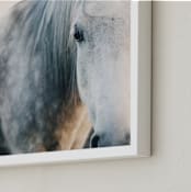 "Seeing" - Art Print in Mist by ALICIA BOCK - Frame Close-up