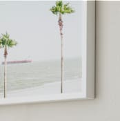 "White Hot" - Art Print in White Hot by Erin Beutel - Frame Close-up