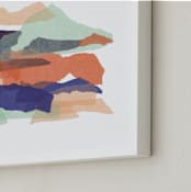 "mountain sunset one" - Art Print in golden hour by Carrie Moradi - Frame Close-up