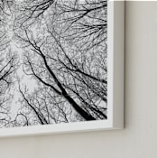 "Lost in the forest" - Art Print in Black and White by Magdalena Kucova - Frame Close-up