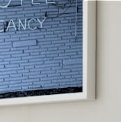 "No Vacancy" - Art Print in No Vacancy by Jonathan Brooks - Frame Close-up
