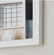 "Ballroom 2" - Art Print in White by Haley Warner - Frame Close-up