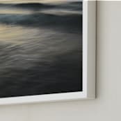 "The Uniqueness of Waves XXVI" - Art Print in Soft Sunset by Tal Paz-Fridman - Frame Close-up