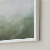 "Morning Mist" - Art Print in Moss by Lorent and Leif - Frame Close-up