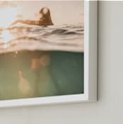 "Pause" - Art Print in Golden Hour by Ashley Kaneko - Frame Close-up