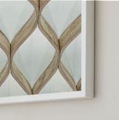 "Veiled" - Art Print in Mint Green by Angie McMonigal - Frame Close-up