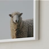 "Uncle Pumblechuck" - Art Print in Ivory by Amy Carroll - Frame Close-up
