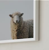 "Uncle Pumblechuck" - Art Print in Ivory by Amy Carroll - Frame Close-up