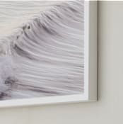 "Cayucos Soft Waves " - Art Print in Original Silver by Lisa Sundin - Frame Close-up