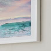 "SoCal Sorbet 4" - Art Print in Sunset by Kamala Nahas - Frame Close-up