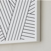 "Tension (Landscape)" - Art Print in Black and White by Jaime Derringer - Frame Close-up