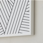 "Tension (Landscape)" - Art Print in Black and White by Jaime Derringer - Frame Close-up
