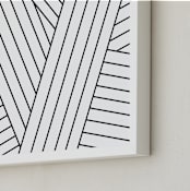 "Tension (Landscape)" - Art Print in Black and White by Jaime Derringer - Frame Close-up