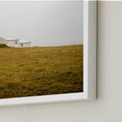 "Shelter" - Art Print in White by Monica Gussow - Frame Close-up