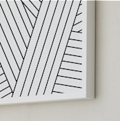 "Tension (Landscape)" - Art Print in Black and White by Jaime Derringer - Frame Close-up