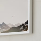 "Altitude" - Art Print in Stone by Heather Deffense - Frame Close-up