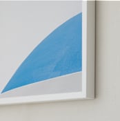 "Greek Geometry 1" - Art Print in Santorini by Jacquelyn Sloane Siklos - Frame Close-up