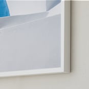 "Greek Geometry 2" - Art Print in Santorini by Jacquelyn Sloane Siklos - Frame Close-up