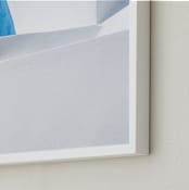 "Greek Geometry 2" - Art Print in Santorini by Jacquelyn Sloane Siklos - Frame Close-up