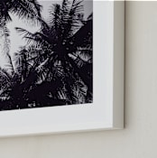 "Flare and Shade" - Art Print in Black & White by Alaric Yanos - Frame Close-up