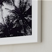 "Flare and Shade" - Art Print in Black & White by Alaric Yanos - Frame Close-up
